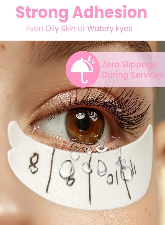Akissos Eyepads for Lash Extensions (250 Pcs) - Akissos Non Slip Under Eye Patches, Foam Eye Pads Tape with Hypoallergenic Glue for Eyelash Extension|Lift|Tint|Remove, Lash Tech Must Haves Value Pack - Image 4